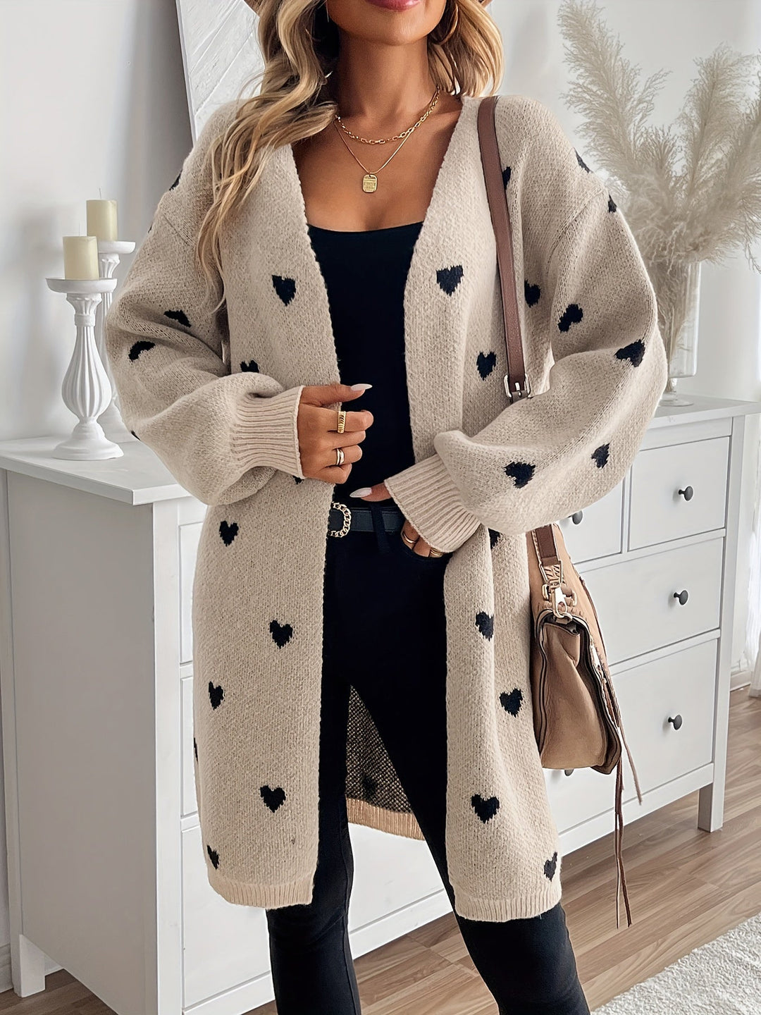 W&W Mode | Herz Strickjacke