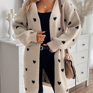 WW | Herz Strickjacke