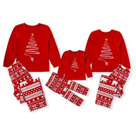 WW | Stilvolle Winter Familien Weihnachts-Pyjama Set für Unisex