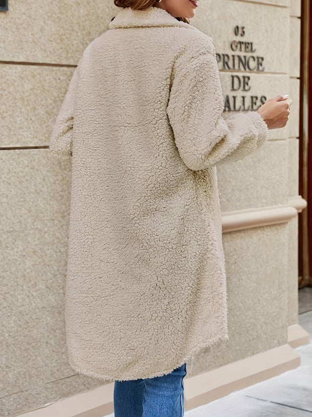 Teddyjacke mit Knöpfen