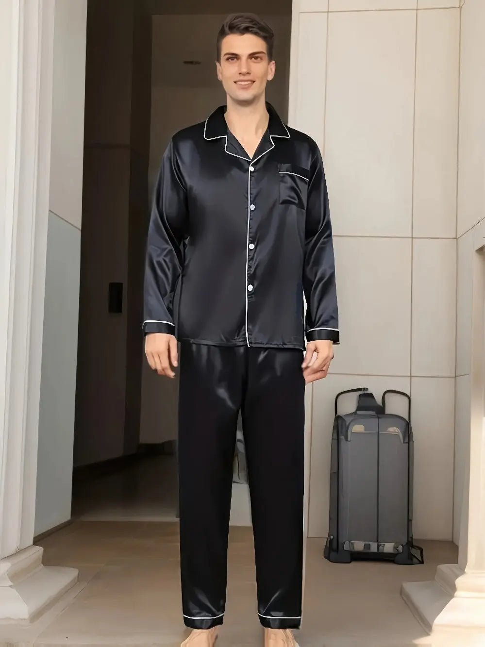 WW | Pyjama Satz Aus Seiden Satin