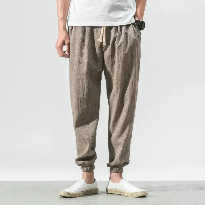 W&W Mode | Baumwoll Leinen Jogginghose