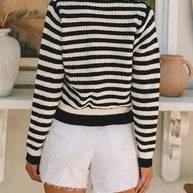 Cardigan a righe