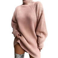 WW | Warmes Strickkleid Mit Rollkragen