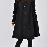 Extra große lange Jacke