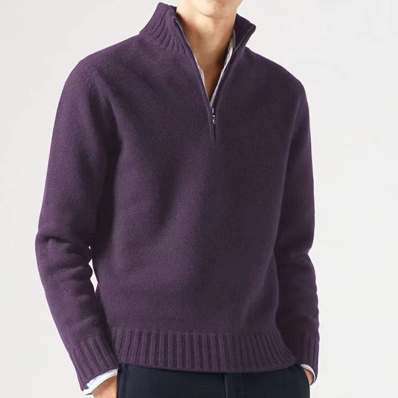 WW | Stylischer Zipper Pullover Für Herren