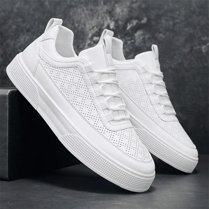W&W Mode | Bequeme Lässig Weiße Herrenschuhe