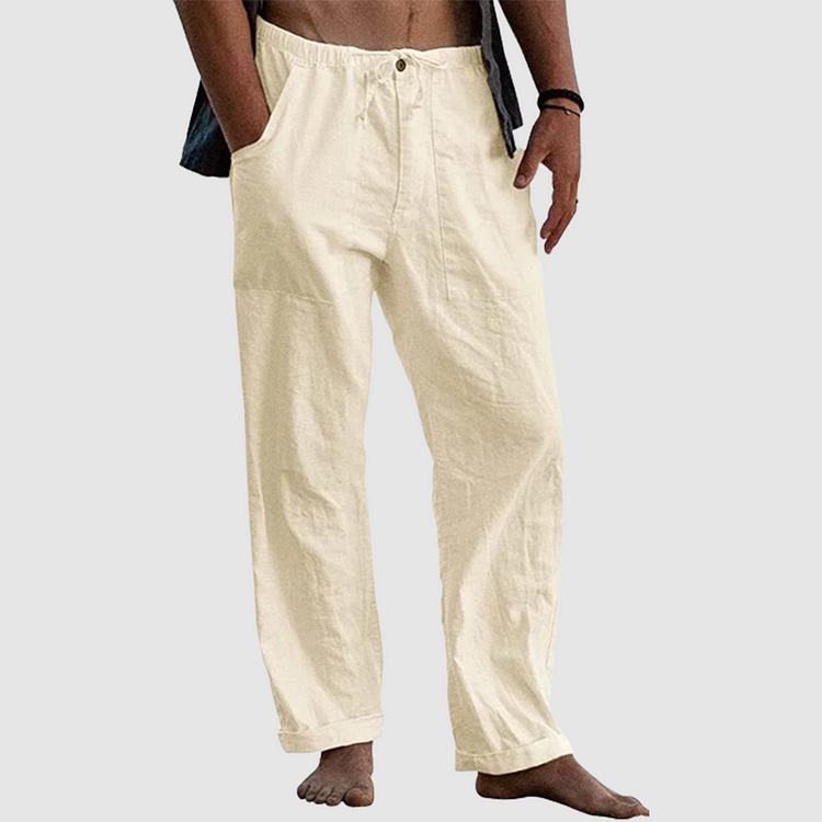 WW | Lässige Leinenhose mit Kordelzug