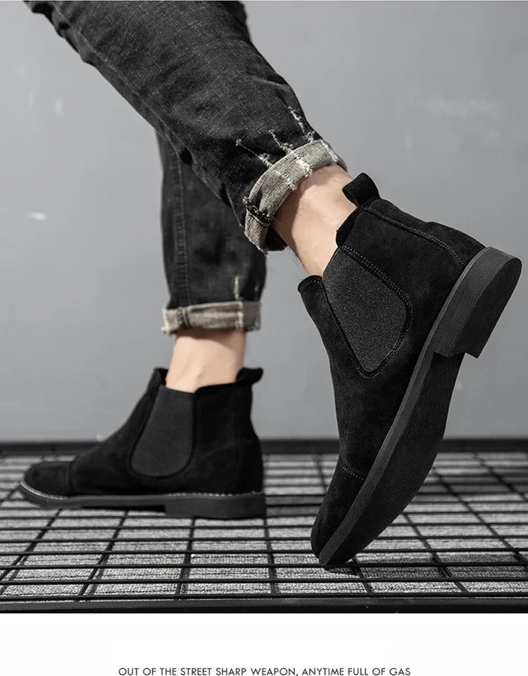 WW | Wildleder Chelsea Boots Für Herren Stilvoll & Nachhaltig