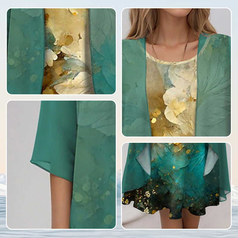WW | Chic & Bequem Blusen Und Kleid Ensemble