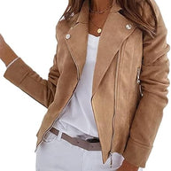 WW Wildleder Jacke | Elegante Jacke in Suede-optik für Damen
