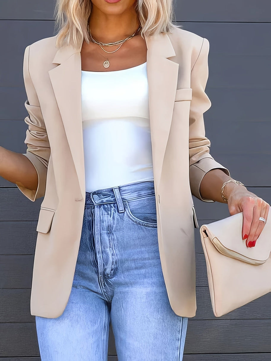 WW | Lässiger Blazer Mit Reverskragen