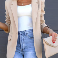 WW | Lässiger Blazer Mit Reverskragen