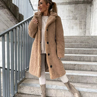 Plüsch-Trenchcoat