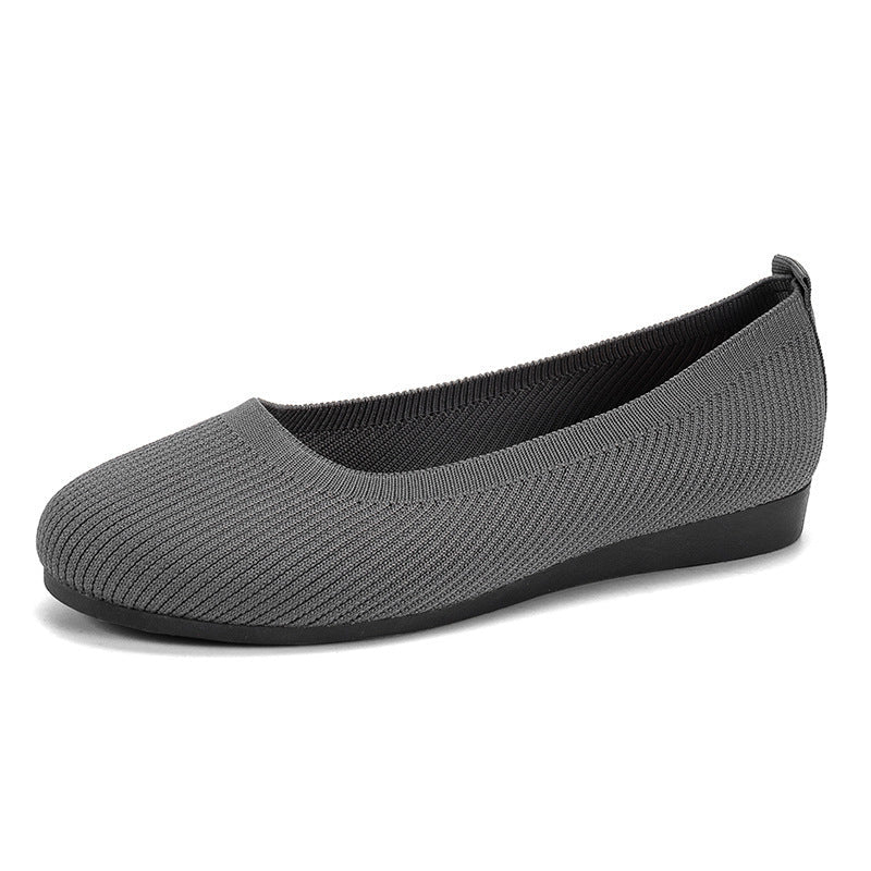 WW | Runde Zehen Flache Damen Slipper