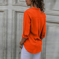WW - Elegante Chiffonbluse für Frauen