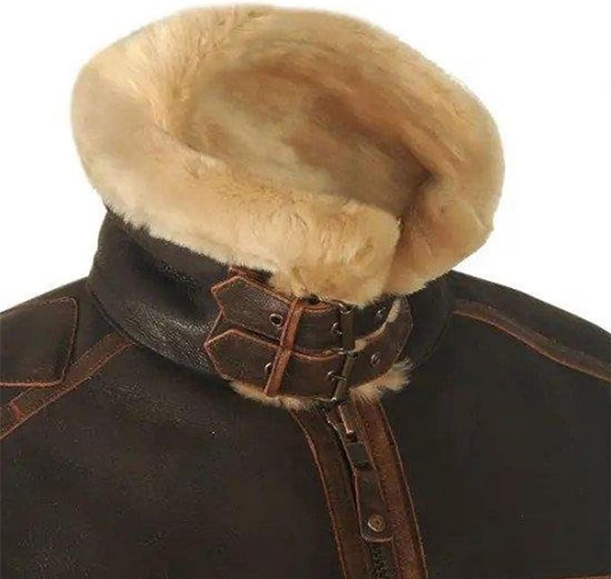 WW | Lederjacke mit hohem Kragen für Herren | Stylische und nachhaltige Motorradjacke