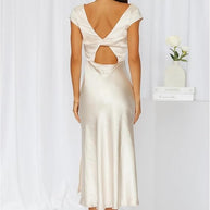 W&W - Elegantes Slik-Kleid