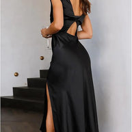W&W - Elegantes Slik-Kleid