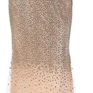 WW | Sling V-Ausschnitt Split Glitzerndes Abendkleid