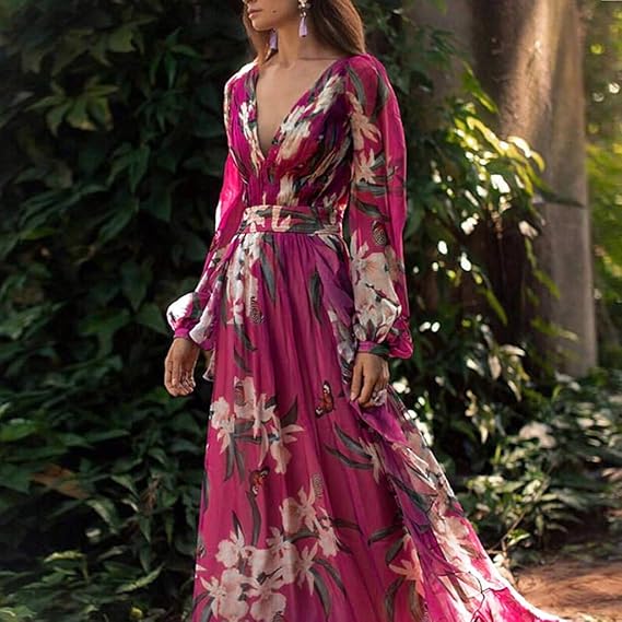 W&W Mode | Hochwertige Elegantes Maxikleid Mode für Frauen