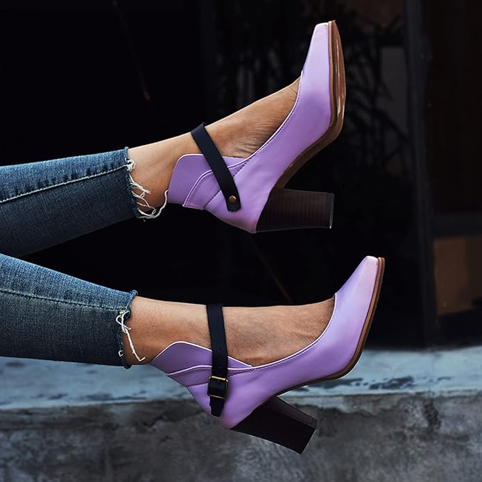 W&W Mode - Eleganter Absatzschuh mit Riemen