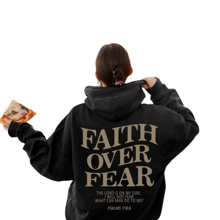 W&W Mode | "Faith Over Fear Pslams 118:6" Unisex-Kapuzenpulli