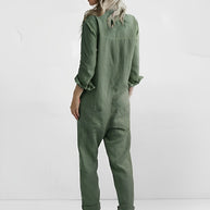 Smaragdgrüne Eleganz Jumpsuit