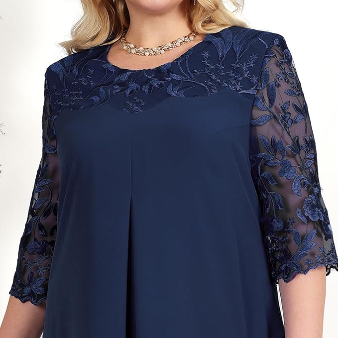 W&W Mode Klassische Sommerkleider: Plus-Size Eleganz für Damen