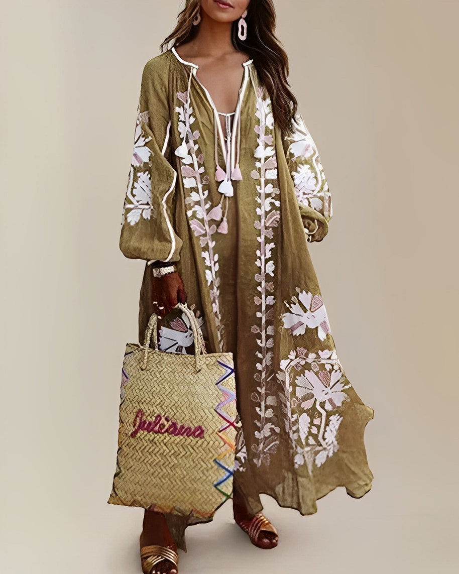 WW | Retro Boho Loose Kleid