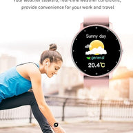 WW | Wasserdichte Unisex Smartwatch Mit Fitness Tracker Und Herzfrequenzmesser