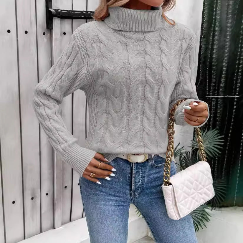 WW | Rollkragenpullover Mit Zopfmuster Für Damen