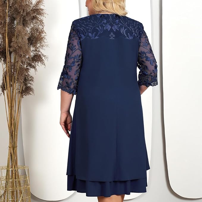 W&W Mode Klassische Sommerkleider: Plus-Size Eleganz für Damen