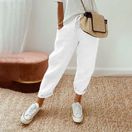 WW – Lässige einfarbige Hose