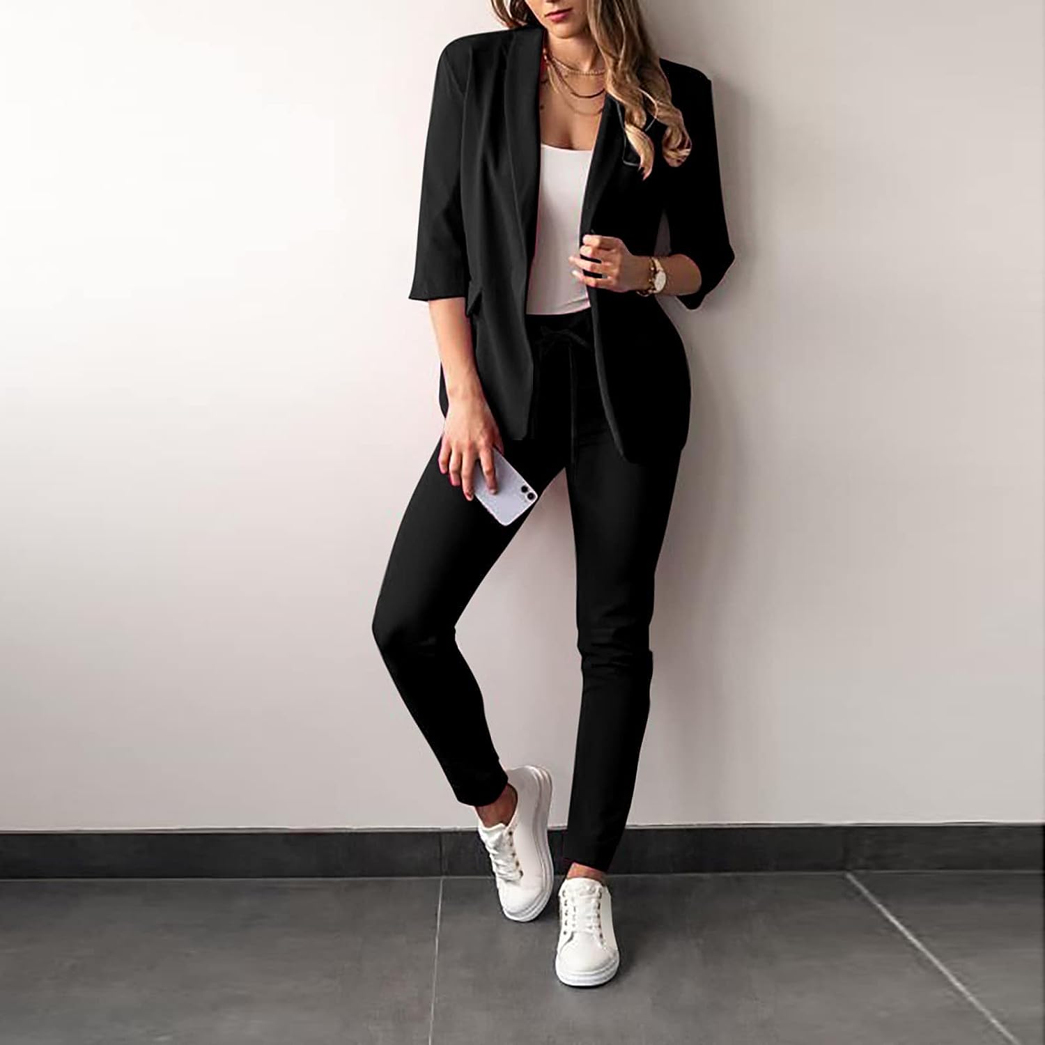 WW 2-teiliger Damenanzug | Stilvoller Blazer und Hose für Damen