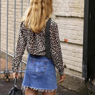 W&W |  Trendige Bluse im Leo-Muster