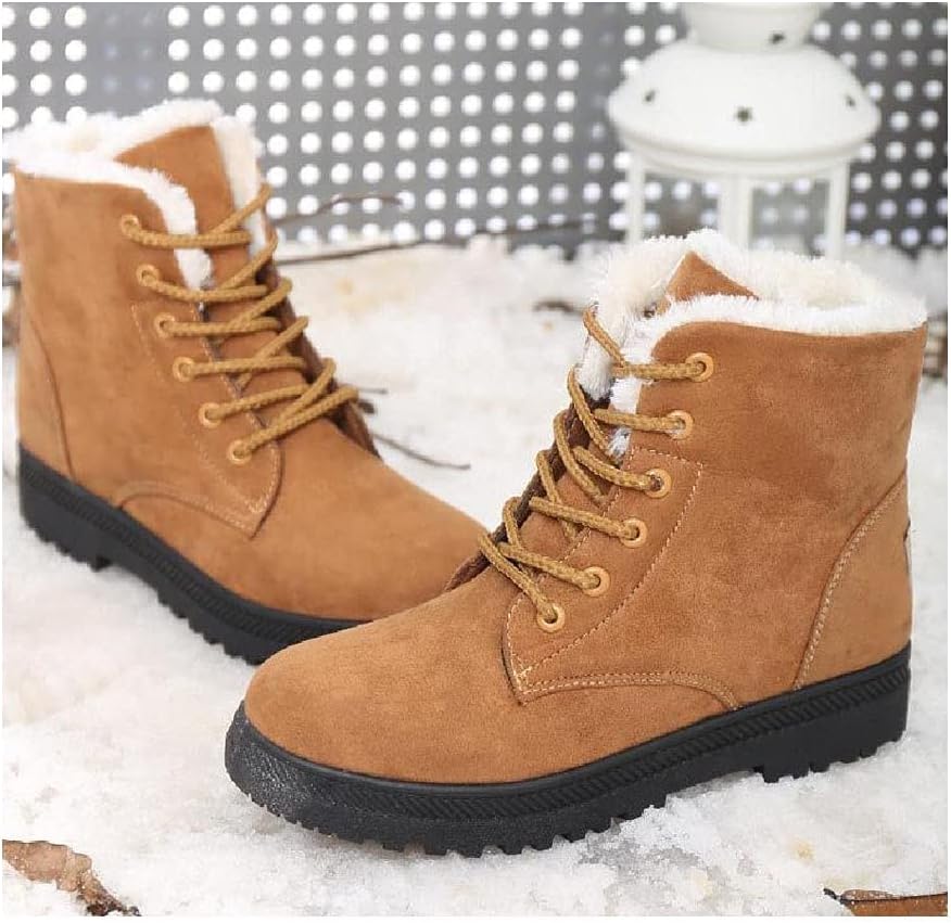 W&W Mode | Rutschfeste Schneestiefel Mit Schnürsenkeln