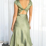 W&W - Elegantes Slik-Kleid