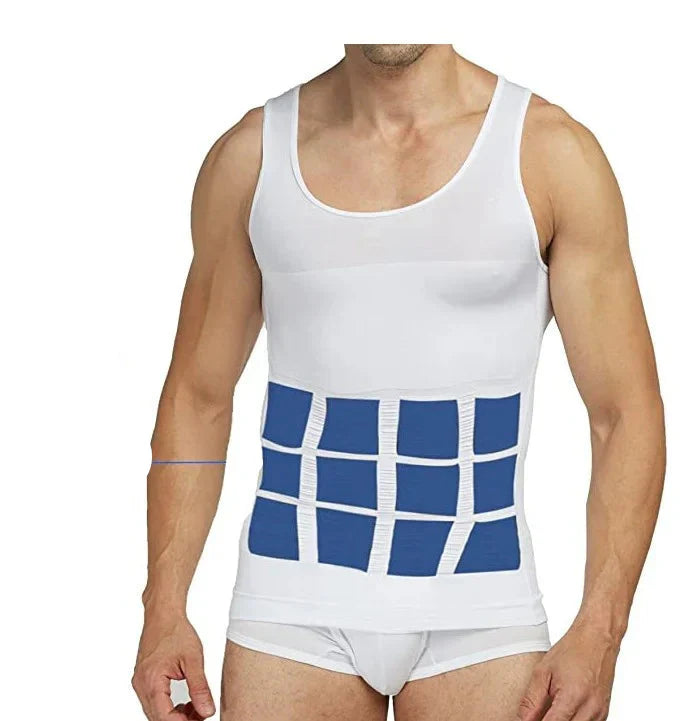 WW | Schlanke Passform Kompression Body Shaper mit Bauchkontrolle und Unsichtbarem Unterhemd Design