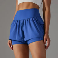 WW | Gym Sport Laufshorts Für Damen Mit Hoher Taille
