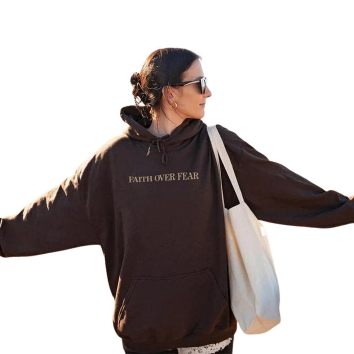 W&W Mode | "Faith Over Fear Pslams 118:6" Unisex-Kapuzenpulli