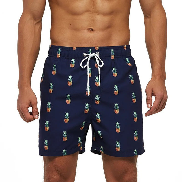 W&W Mode | Atmungsaktive Badeshorts mit Funky Print für Männer