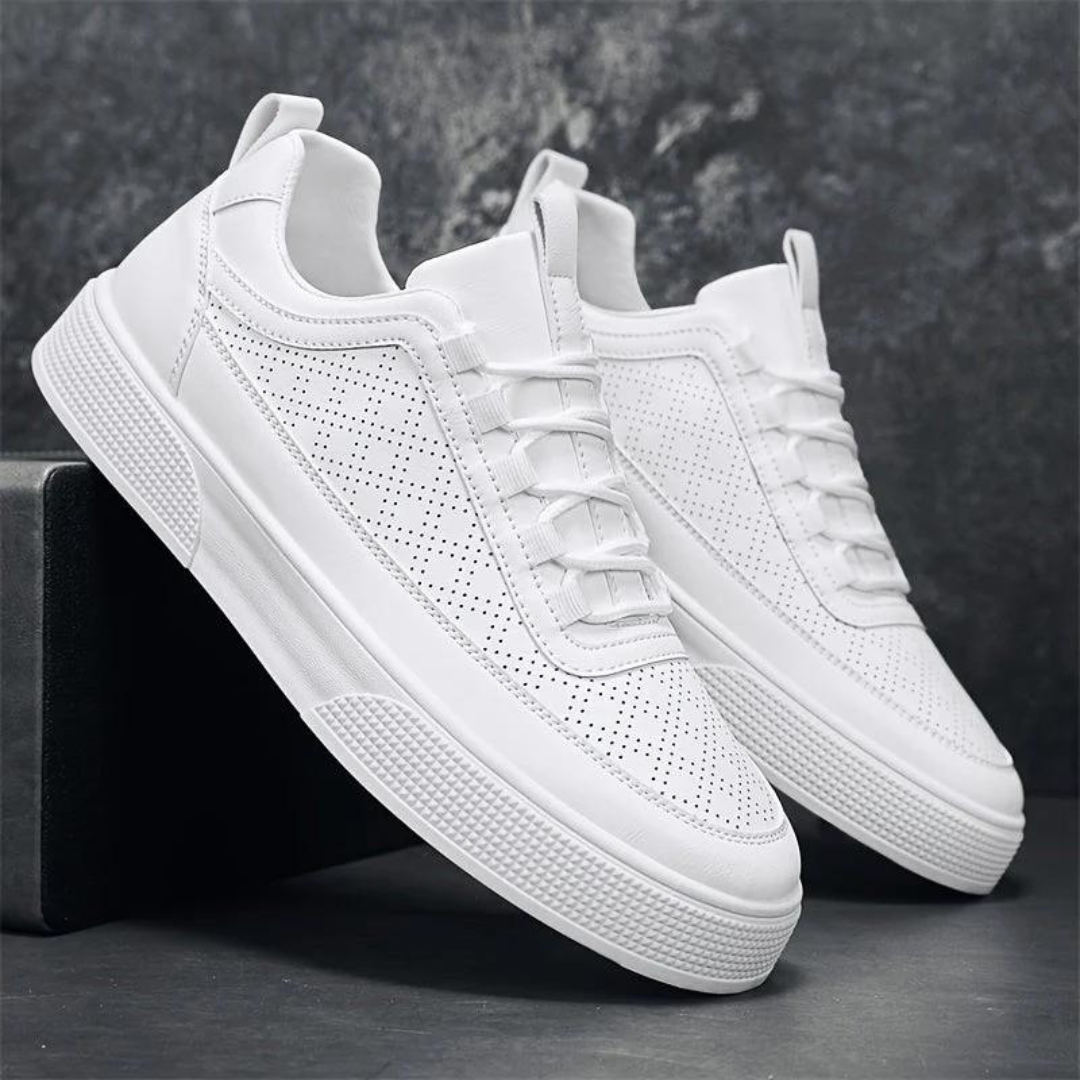 W&W Mode | Bequeme Lässig Weiße Herrenschuhe