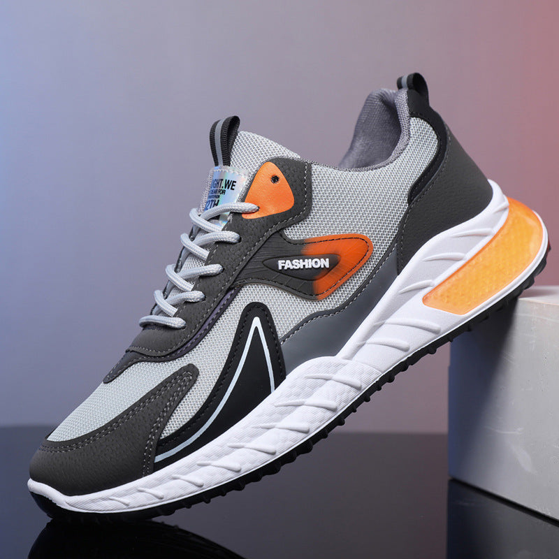 W&W Mode | Atmungsaktive Herren Sneaker Mit Farbakzent