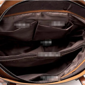 WW | Umhängetasche Im Weinlese Stil Aus Leder