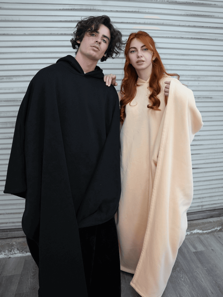 Oversize-Decken-Hoodie in Einheitsgröße