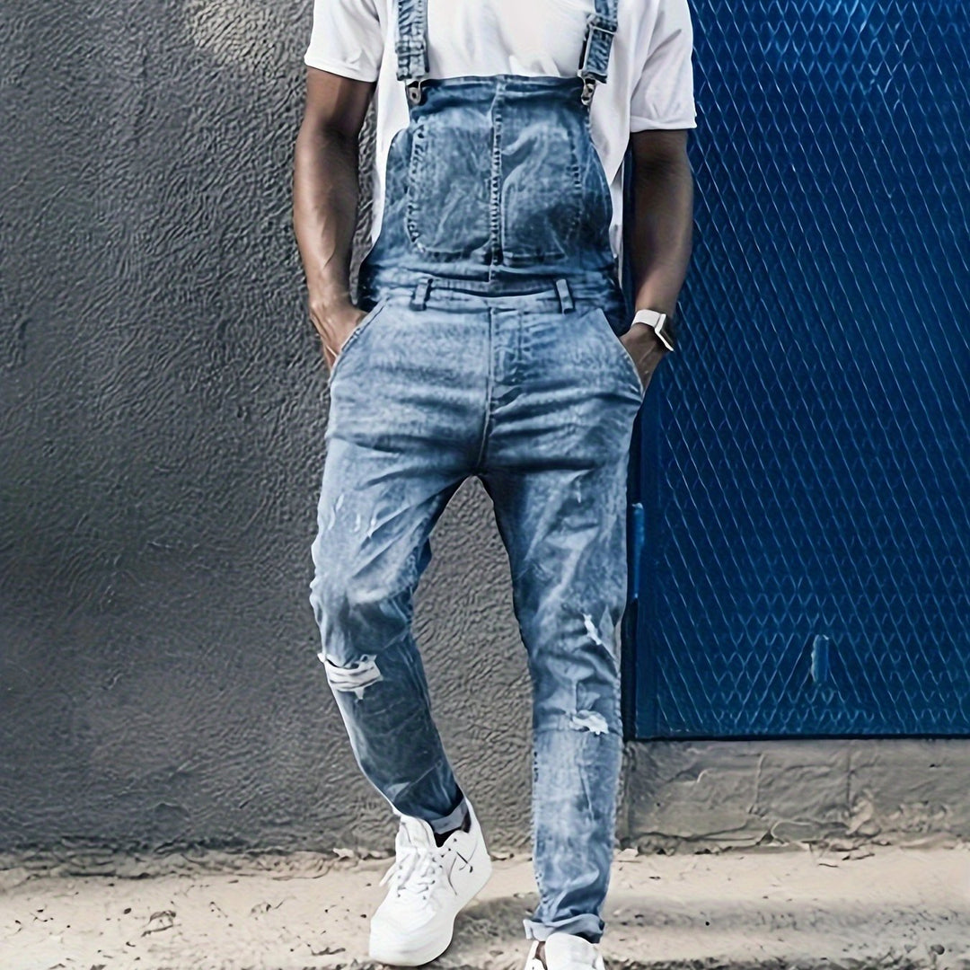Herren-Denim-Overall