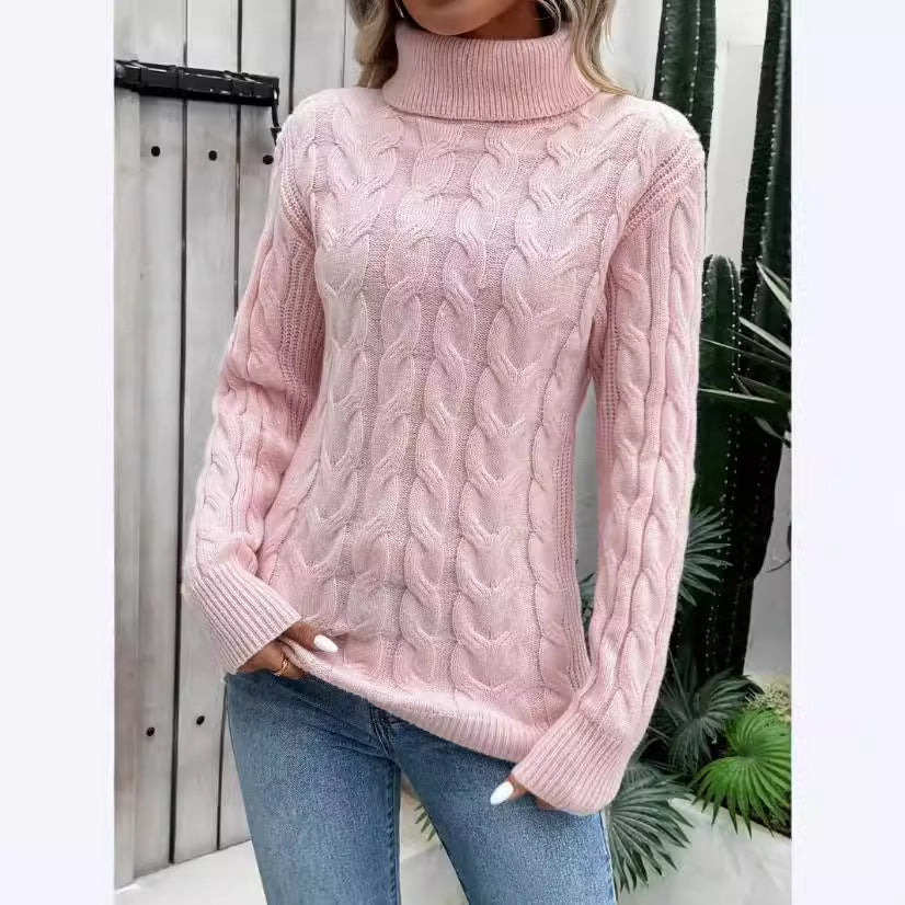 WW | Rollkragenpullover Mit Zopfmuster Für Damen