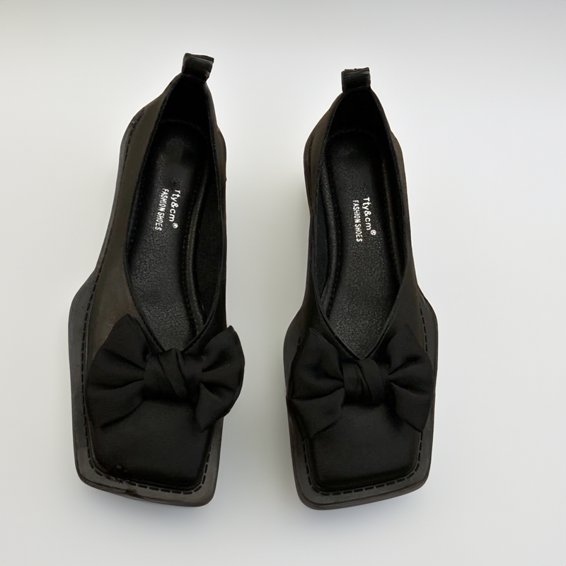 WW | Square Toe Flache Mokassins Frauen Mokassins