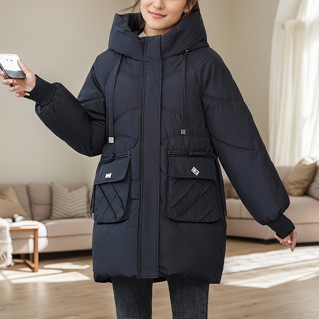 W&W Mode | Stilvolle Winter Casual Lange Pufferjacke Für Frauen